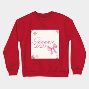 PINK JANUARY 2024 Crewneck Sweatshirt